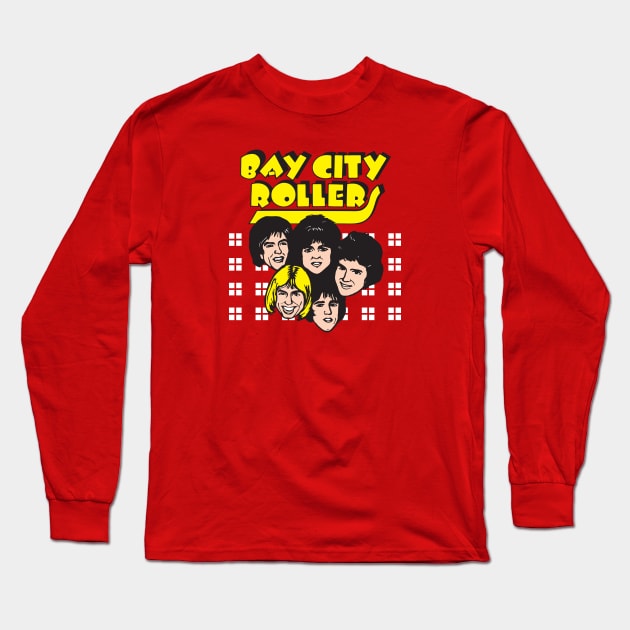 Bay City Rollers Long Sleeve T-Shirt by Chewbaccadoll